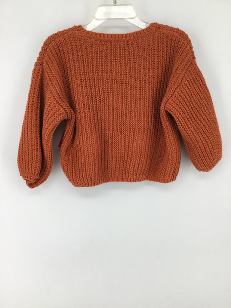 H & M Child Size 2 Orange Sweater - girls