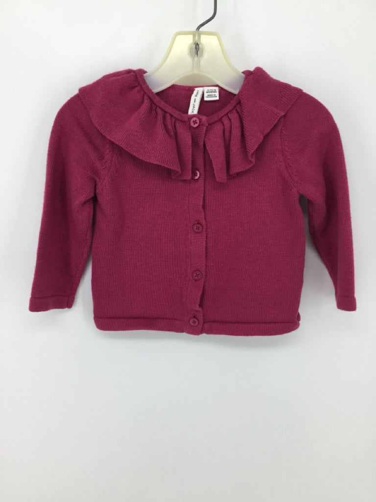 Janie and Jack Child Size 12-18 Months Pink Sweater - girls