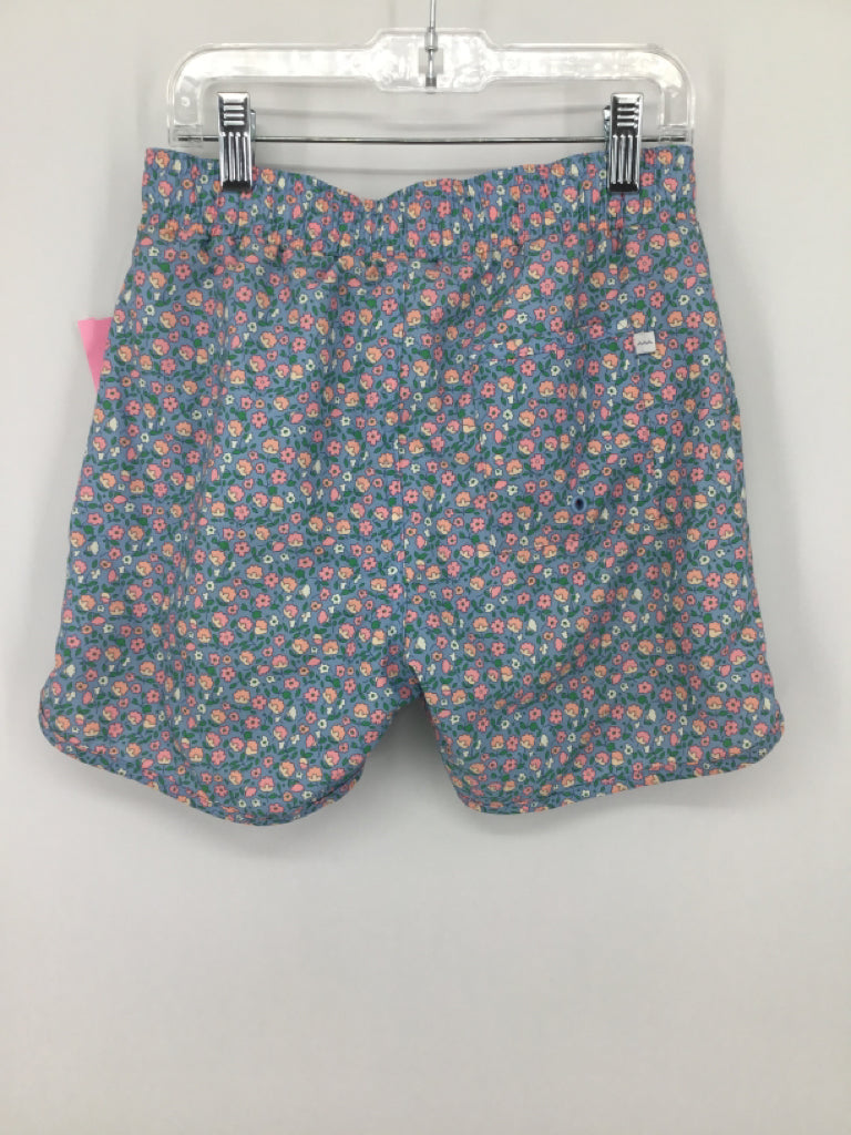 Minnow + Crewcuts Child Size 11 Blue Floral Swimwear - boys