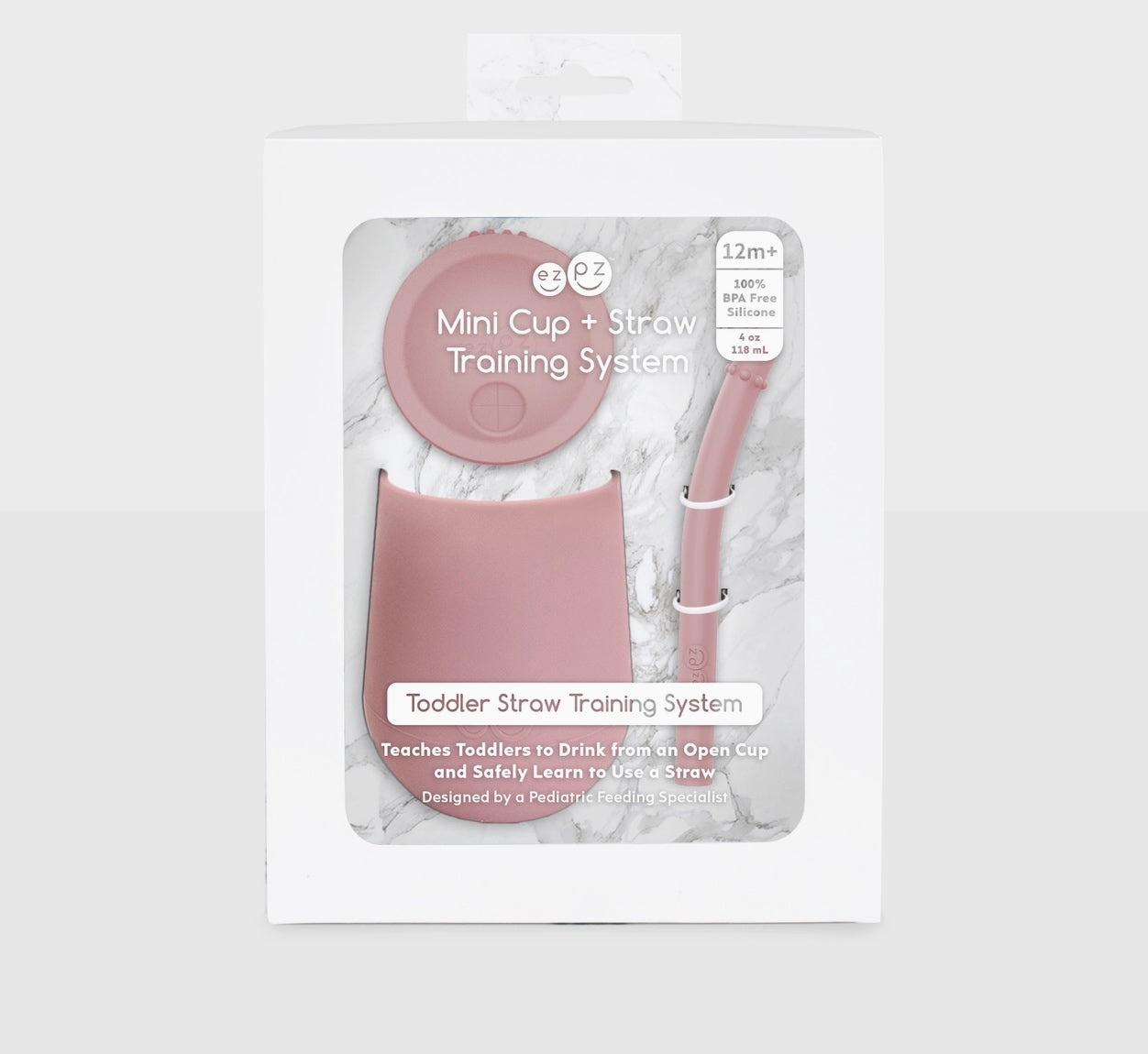 EzPz - Mini Cup & Straw Training System (Blush)