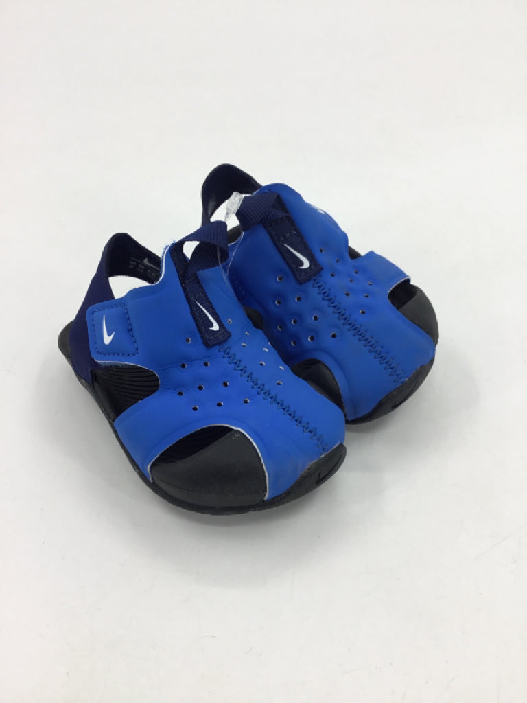 Nike Child Size 3 Toddler Blue Sandals/Flip Flops