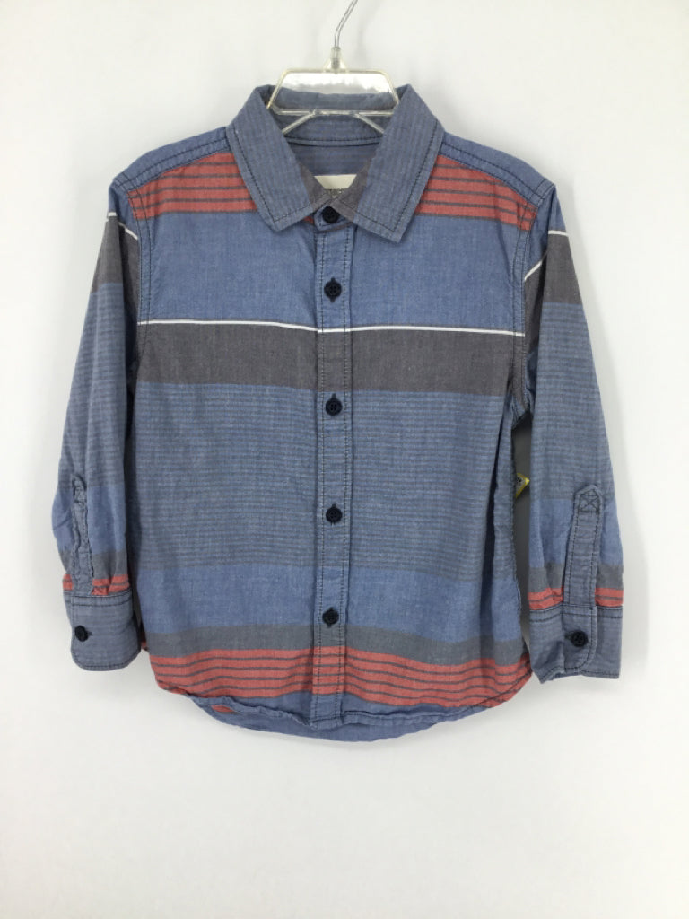 Tucker + Tate Child Size 2 Blue Stripe Shirt - boys