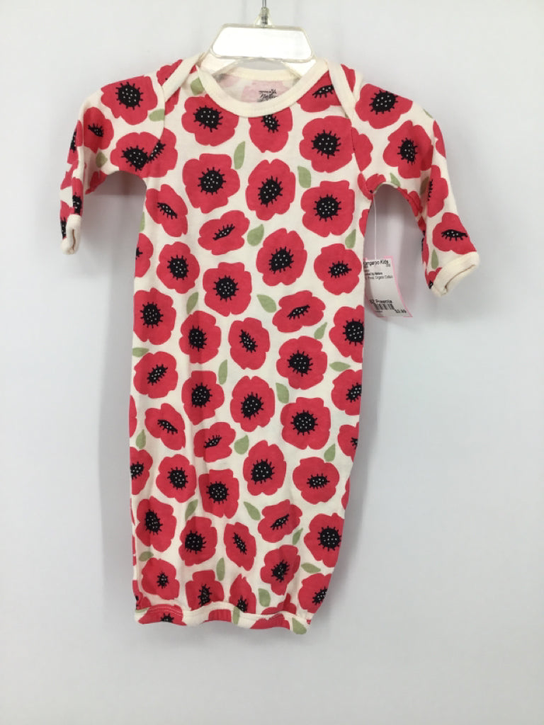 Touched by Nature Child Size Preemie Pink Sleepers