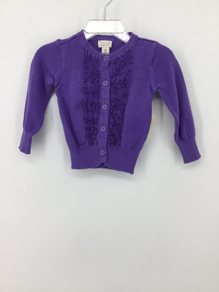 Childrens Place Child Size 12 Months Purple Sweater - girls