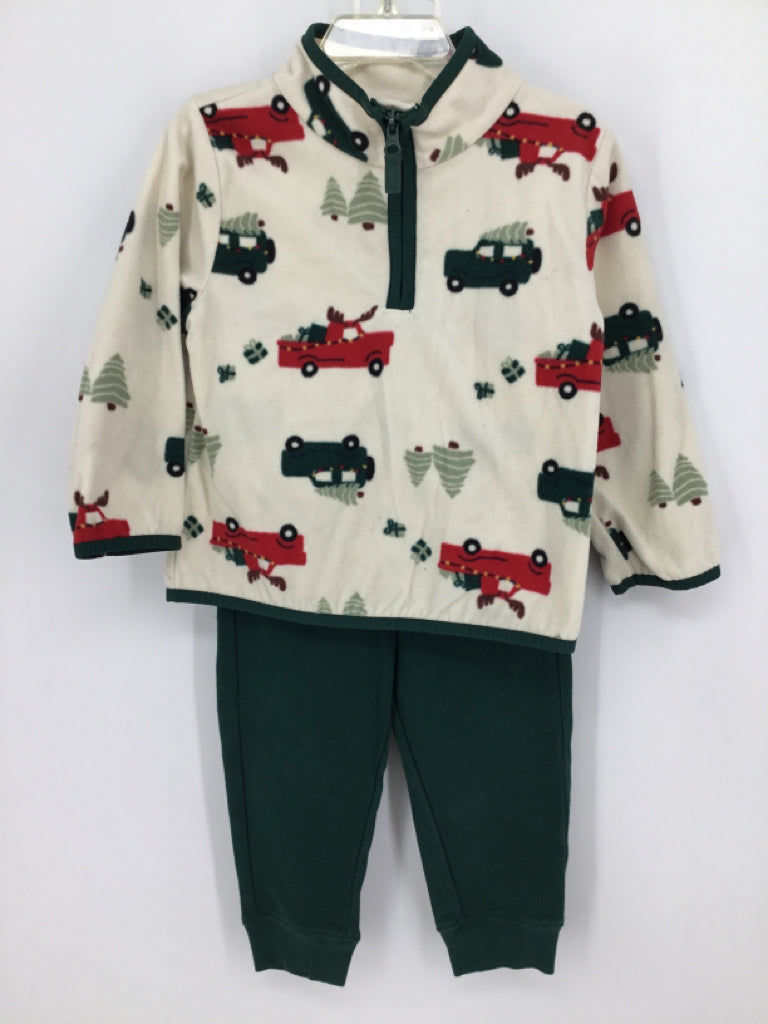 Child of Mine Child Size 2 Green Christmas Outfit
