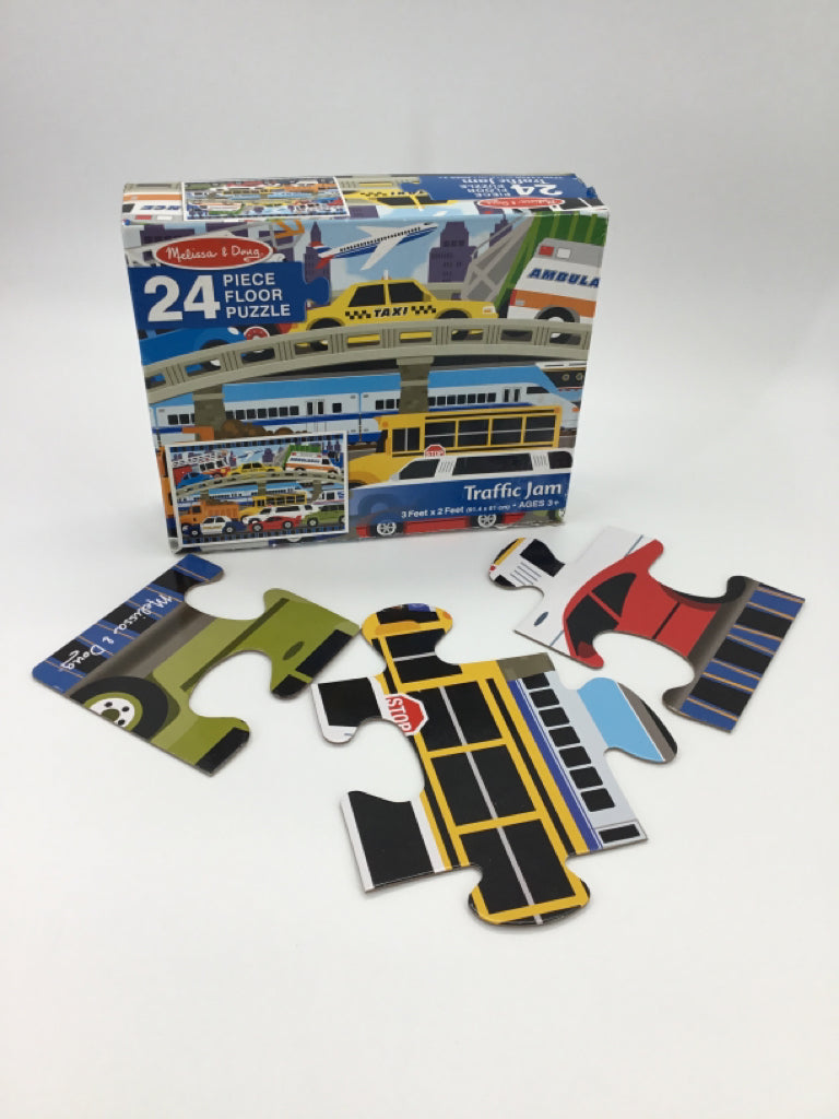 Melissa & Doug Traffic Jam Floor Puzzle