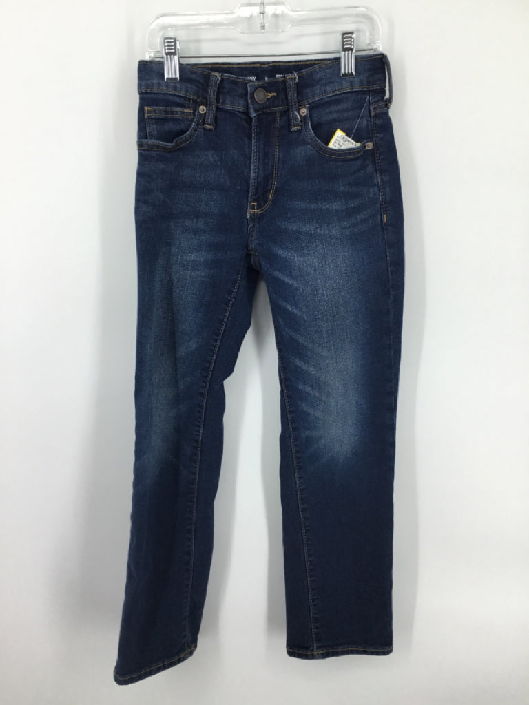 Old Navy Child Size 8 Blue Solid Jeans - boys