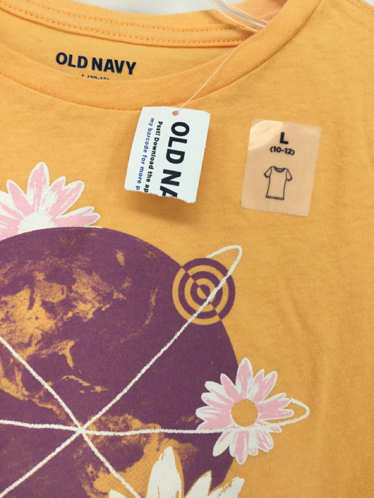 Old Navy Child Size 10 Orange T-shirt - girls