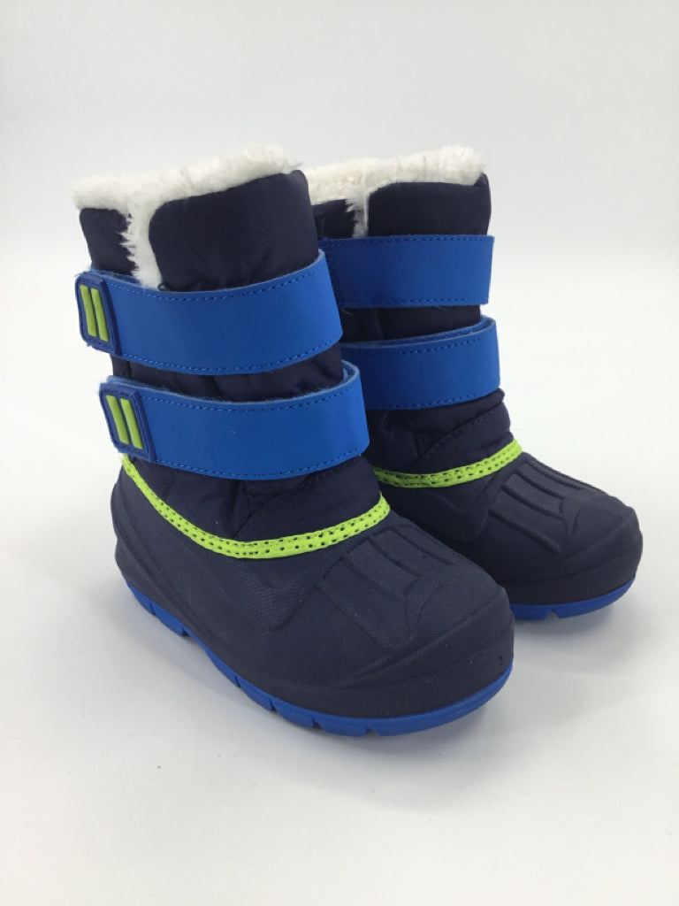 Cat & Jack Child Size 8 Toddler Blue Rain/Snow Boots