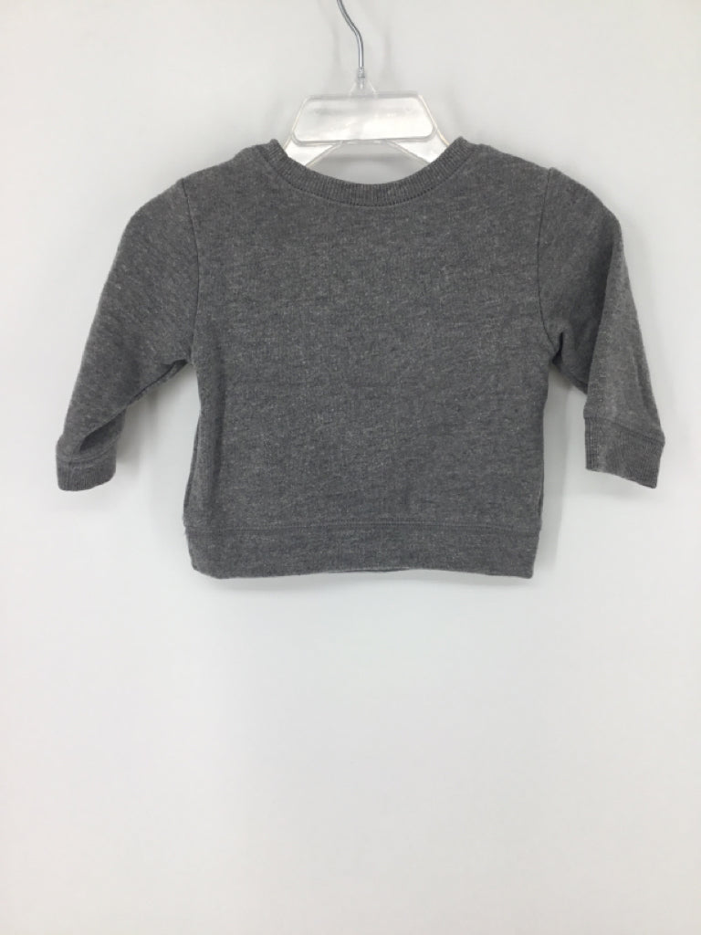 jumping beans Child Size Newborn Gray Christmas Sweatshirt