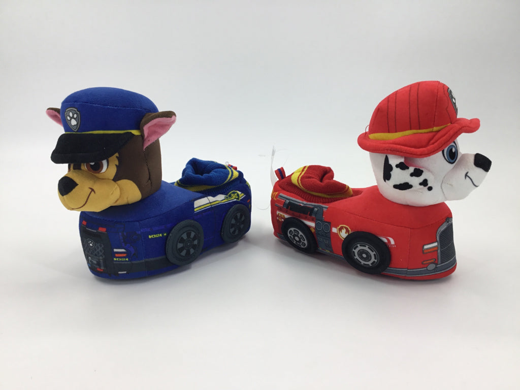 Paw Patrol Child Size 9 Toddler Blue Slippers
