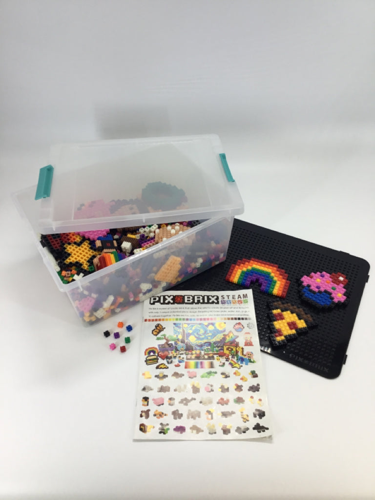 Pix Brix Steam 2D Pixel Art Puzzle Bricks
