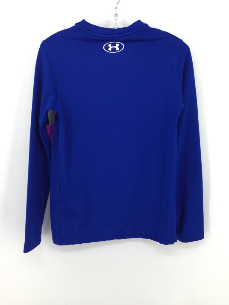 Under Armour Child Size 10 Blue Solid Shirt - boys
