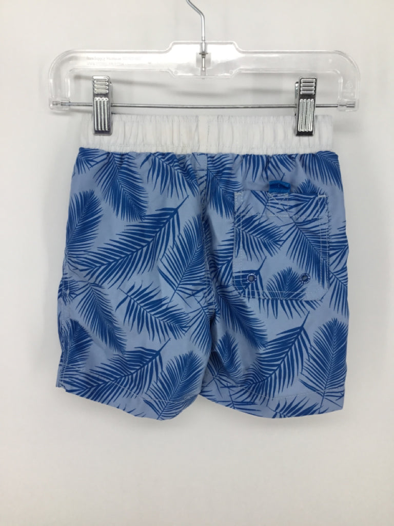 Hope & Henry Child Size 18-24 Months Blue Print Swimwear - boys