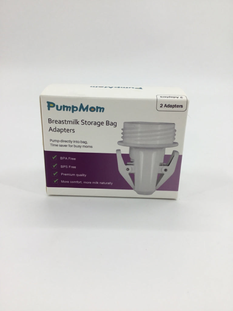 Pump Mom Breastmilk Storage Bag Adapters - 2 pcs