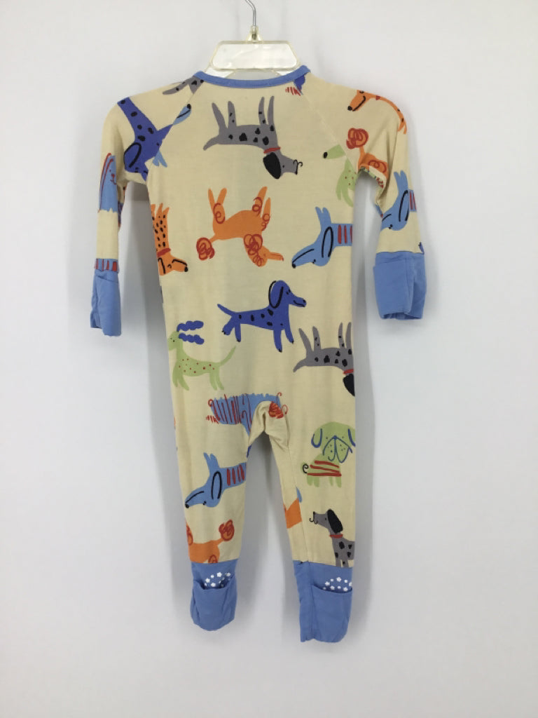 Resinta Child Size 0-6 Months Cream Dog Pajamas - boys