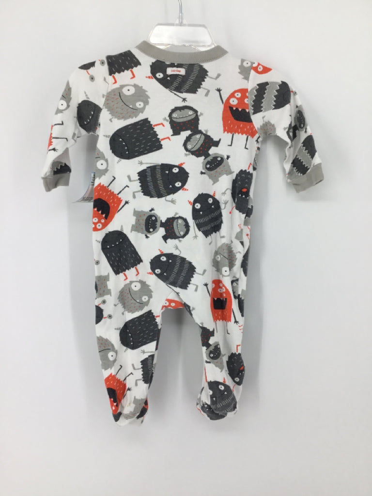 Baby Gap Child Size 3-6 Months Green Sleepers