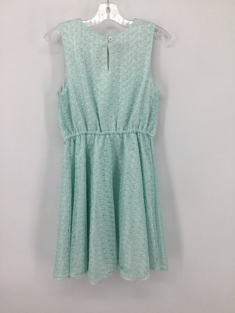 Badgley Mischka Child Size 12 Blue Dress - girls