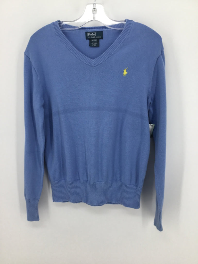 Ralph Lauren Child Size 10 Blue Solid Sweater - boys
