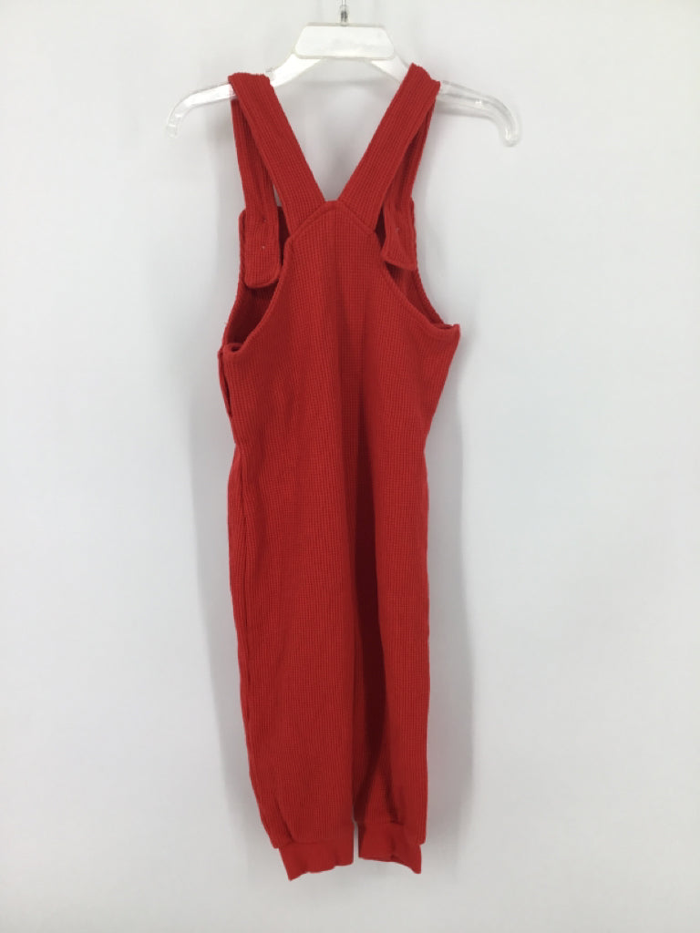 Carter's Child Size 24 Months Red Overalls - girls