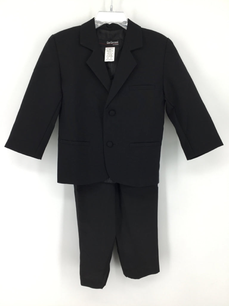 Gino Giovanni Child Size 3 Black Solid Suit - boys