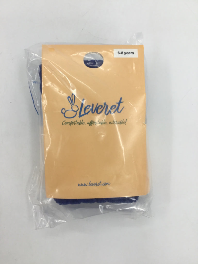 Leveret Child Size 6 Blue Tights - girls