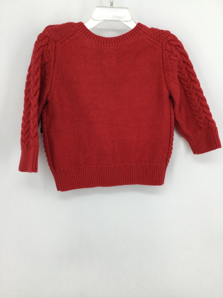 Baby Gap Child Size 12-18 Months Red Solid Sweater - boys
