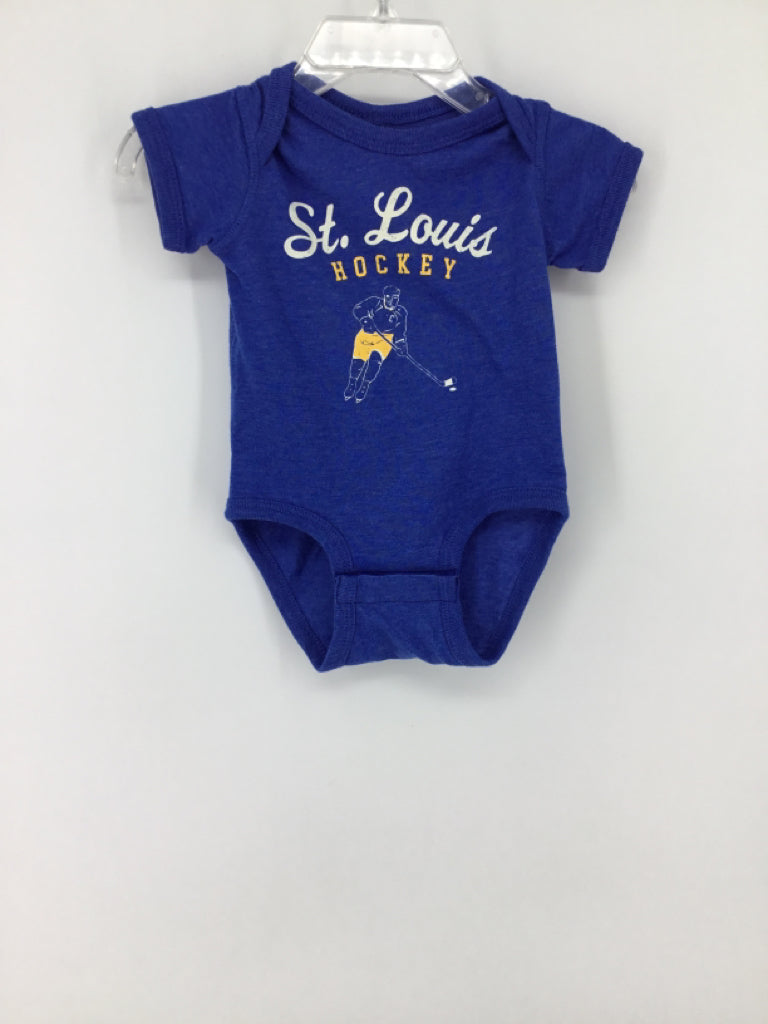 Series Siix Child Size 3-6 Months Blue Onesie