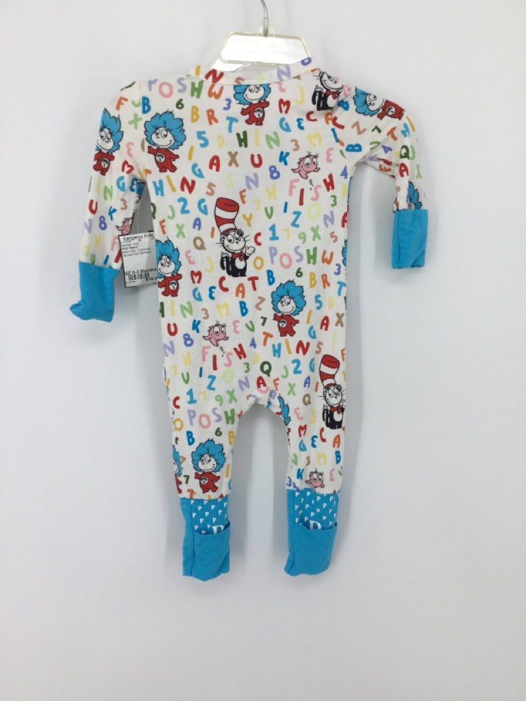 Posh Peanut + Dr SeussChild Size 0-3 Months Multi-Color Character Pajamas - boys