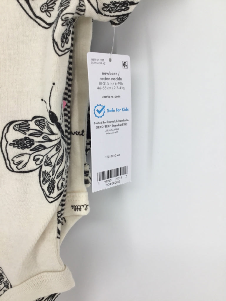 Carter's Child Size Newborn Cream Onesie
