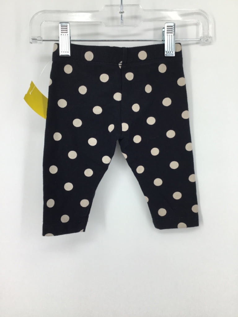primary Child Size 3-6 Months Black Pants - girls