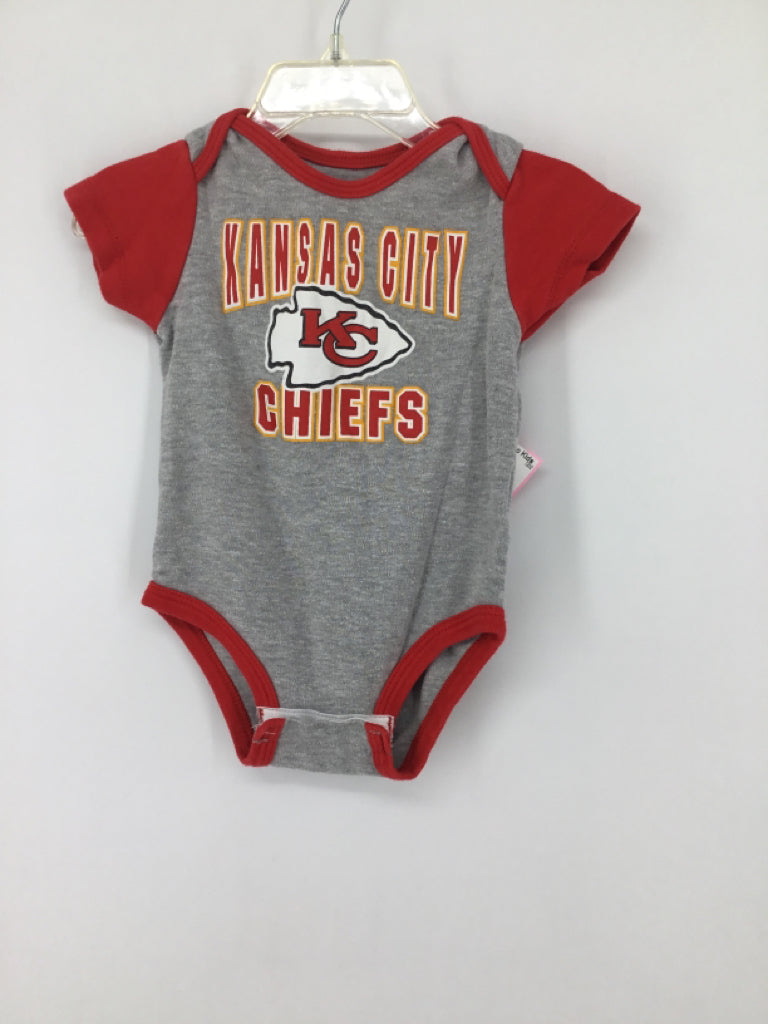 NFL Child Size 12 Months Gray Onesie