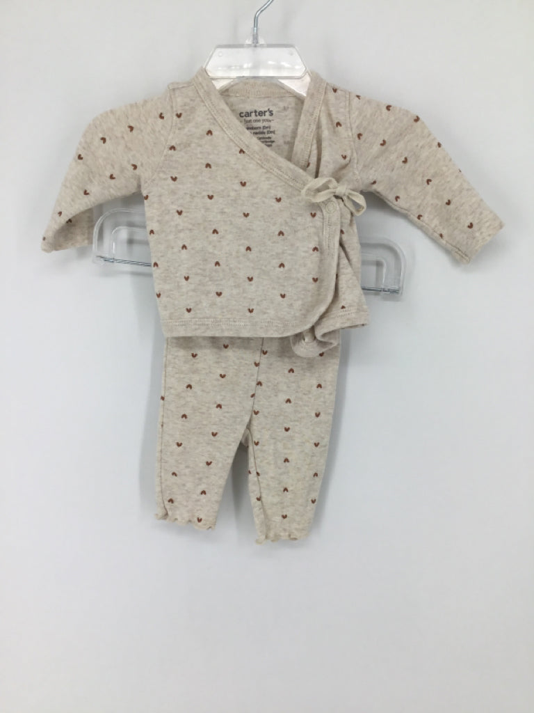 Just One You Made by Carters Child Size Newborn Tan Outfit - girls