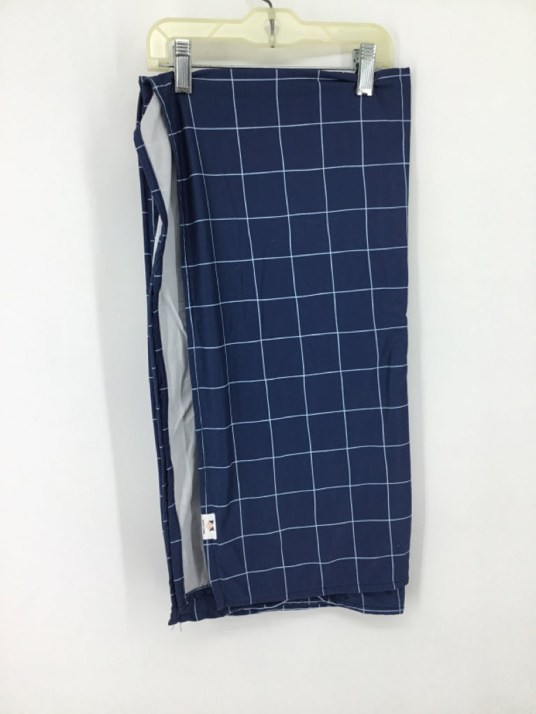 Dolly Lana Navy Print Blanket