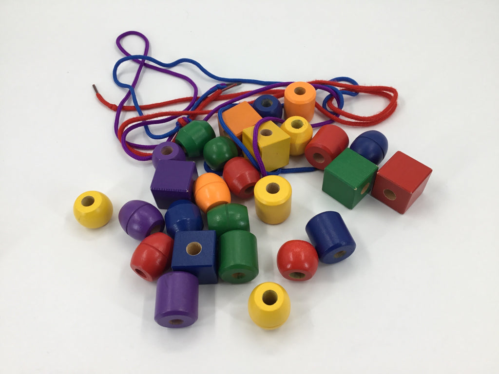 Melissa & Doug Primary Lacing Beads