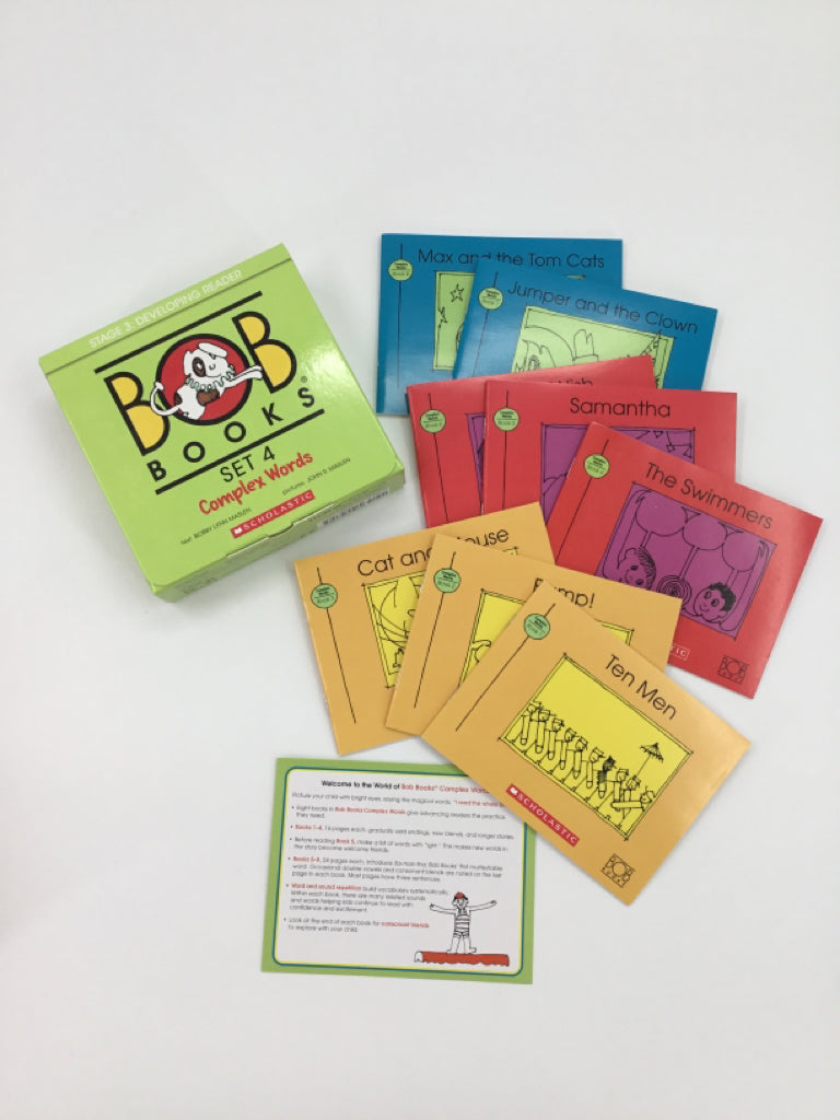 Scholastic Bob Books Set 4 Complex Words Book Set