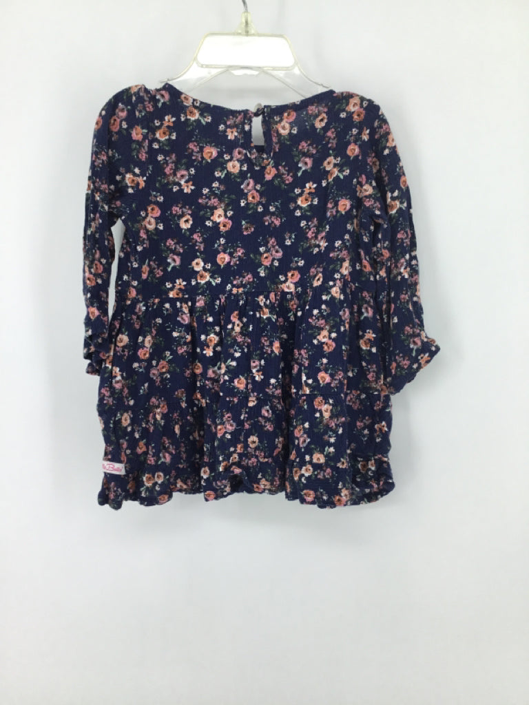 Ruffle Butts Child Size 12-18 Months Navy Dress - girls
