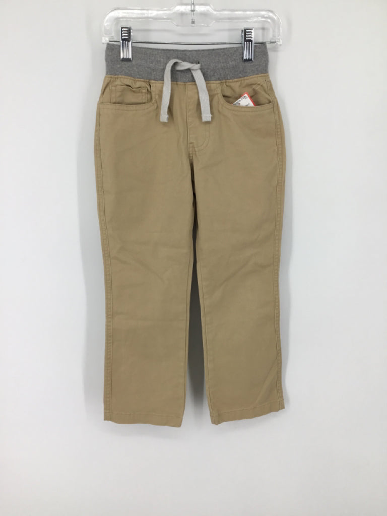 Spotted Zebra Child Size 4 Tan Solid Pants - boys