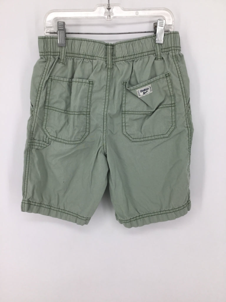 OshKosh B'gosh Child Size 10 Green Solid Shorts - boys