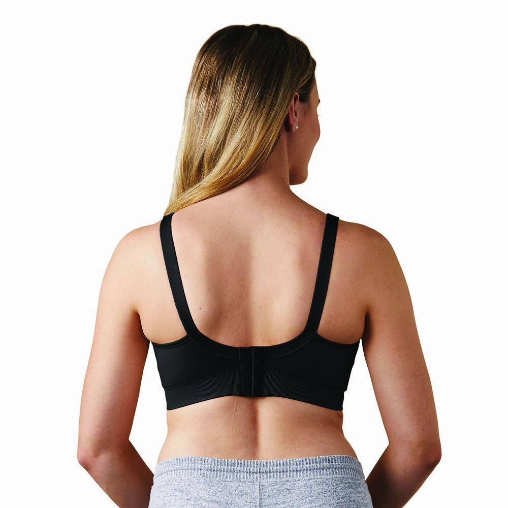 Bravado Designs Body Silk Seamless Full Cup Bra Size X-Large FC Black Wireless