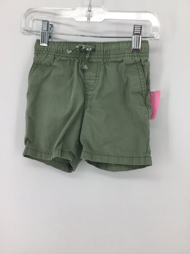 Cat & Jack Child Size 2 Green Solid Shorts - boys