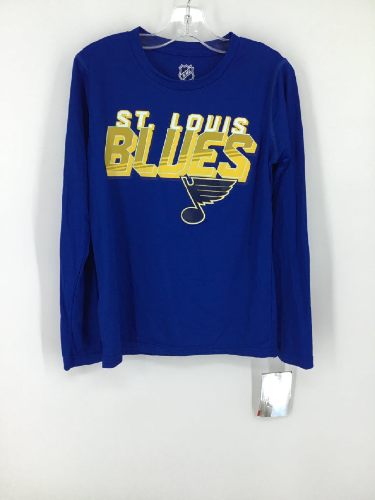 NHL Child Size 8 Blue screen printed T-shirt - boys