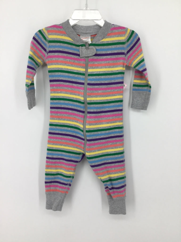 Hanna Andersson Child Size 3-6 Months Gray Pajamas - girls
