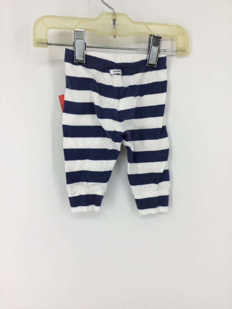 Baby Gap Child Size 0-3 Months Blue Stripe Pants - boys