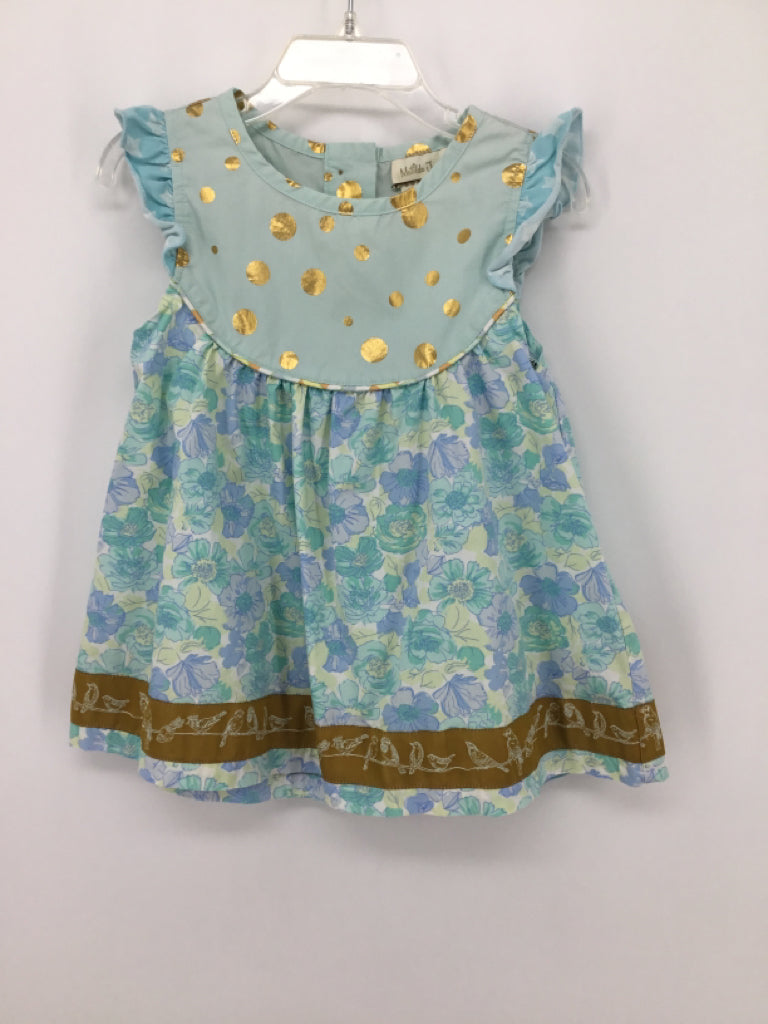 Matilda Jane Clothing Child Size 2 Blue Dress - girls