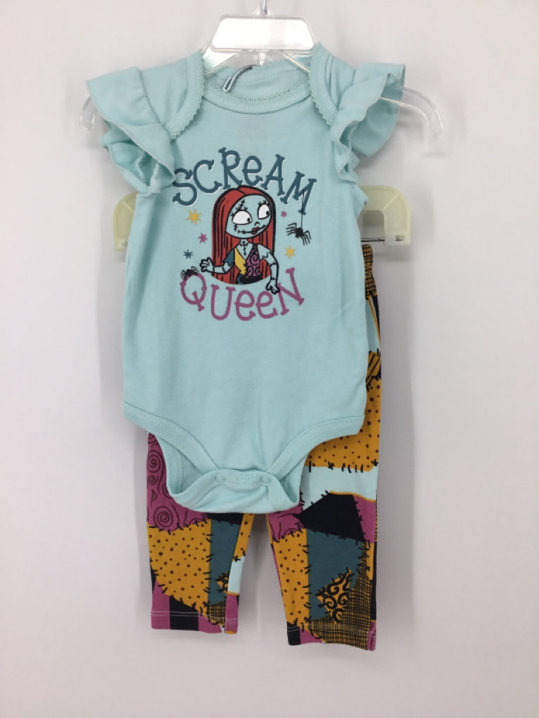 Disney Child Size 3-6 Months Blue Outfit - girls