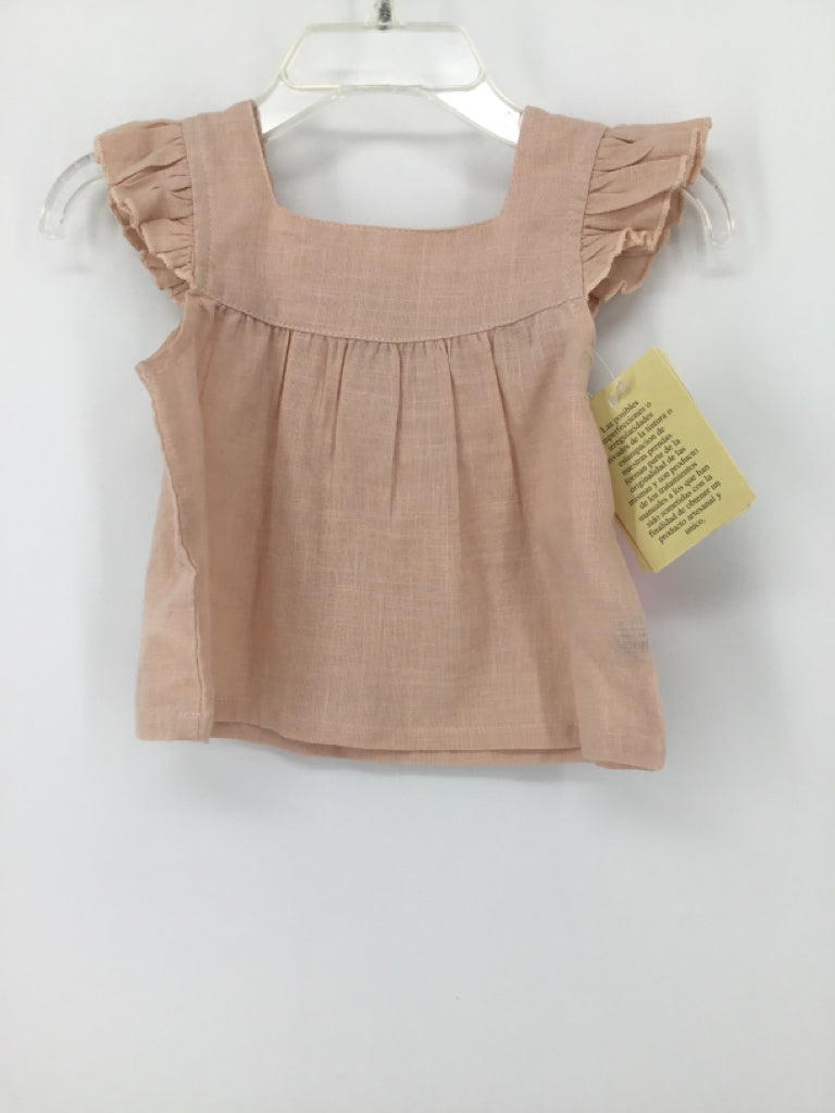 Yo Baby Child Size 9-12 Months Pink Tank top - girls