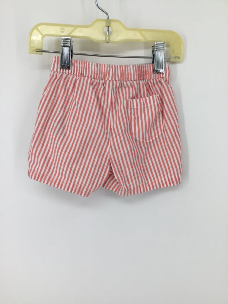 Baby Gap Child Size 6-12 Months Red Stripe Shorts - boys