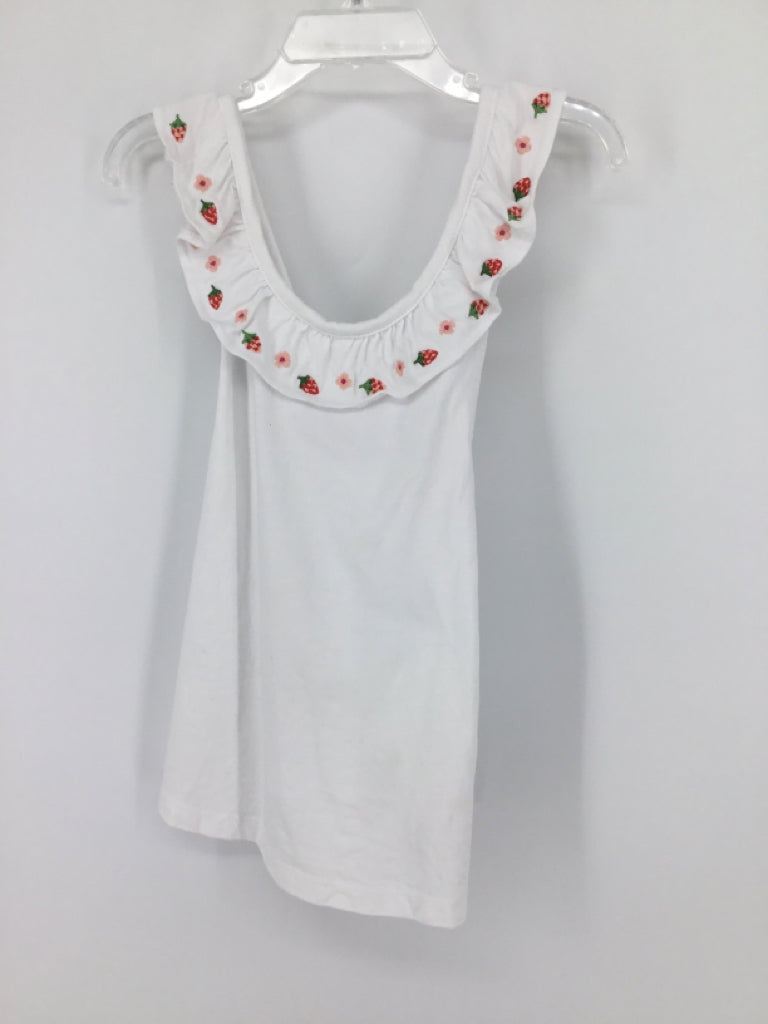 Boden Child Size 5 White Tank top - girls