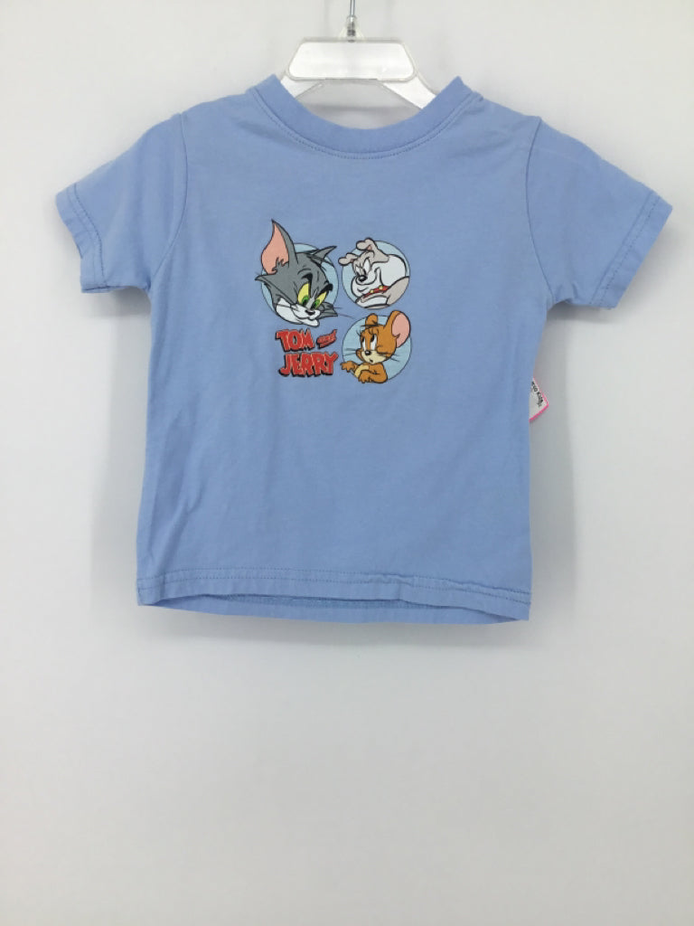 Rabbit Skins Child Size 18 Months Blue T-shirt - girls